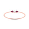 Load image into Gallery viewer, pink-sapphire-3-stone-bezel-delicate-ring-in-rose-gold-FD9412RORGSADRPI-NL-RG.jpg