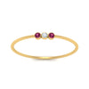 Load image into Gallery viewer, pink-sapphire-3-stone-bezel-delicate-ring-in-yellow-gold-FD9412RORGSADRPI-NL-YG.jpg