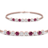 Load image into Gallery viewer, Dual Chain Round Diamond Bar Bracelet
