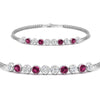 Load image into Gallery viewer, Dual Chain Round Diamond Bar Bracelet
