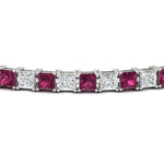 Load image into Gallery viewer, Basket Tennis 11 Ct Square Cut Bracelet
