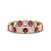 Load image into Gallery viewer, pink-sapphire-bezel-eternity-ring-1.80-carat-in-yellow-gold-FDEWB10558-0.10CTGSADRPIANGLE3-NL-YG