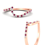 Load image into Gallery viewer, pink-sapphire-curved-swirl-wedding-band-in-rose-gold-fdens7806robgsadrpiangle3-nl-rg.jpg?v=1759992439
