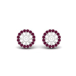 Load image into Gallery viewer, pink-sapphire-earring-jacket-for-2-carat-round-stud-earrings-in-white-gold-fdear11307gsadrpiangle1-0-50ct-nl-wg.jpg
