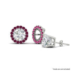 Load image into Gallery viewer, pink-sapphire-earring-jacket-for-2-carat-round-stud-earrings-in-white-gold-fdear11307gsadrpiangle1-0-50ct-nl-wg.jpg
