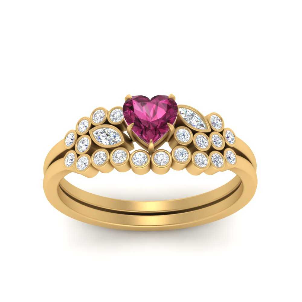pink-sapphire-heart-cluster-diamond-wedding-ring-set-in-yellow-gold-FDENS3110HTGSADRPI-NL-YG.jpg