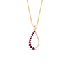 Load image into Gallery viewer, pink-sapphire-infinity-style-floating-diamond-pendant-in-FDPD11363GSADRPI-NL-YG