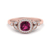 Load image into Gallery viewer, pink-sapphire-leaf-square-antique-diamond-ring-in-FD10044RGSADRPIANGLE3-NL-RG-GS