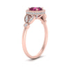 Load image into Gallery viewer, pink-sapphire-leaf-square-antique-diamond-ring-in-FD10044RGSADRPIANGLE3-NL-RG-GS