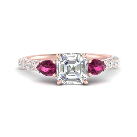pink-sapphire-pear-accented-3-row-asscher-cut-engagement-ring-in-rose-gold-FD9982ASRGSADRPIANGLE3-NL-RG