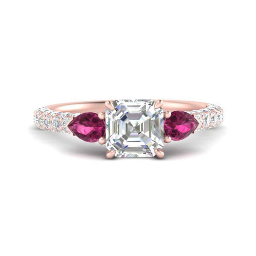 pink-sapphire-pear-accented-3-row-asscher-cut-engagement-ring-in-rose-gold-FD9982ASRGSADRPIANGLE3-NL-RG