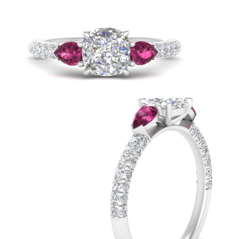 pink-sapphire-pear-accented-3-row-cushion-cut-engagement-ring-in-white-gold-FD9982CURGSADRPIANGLE3-NL-WG