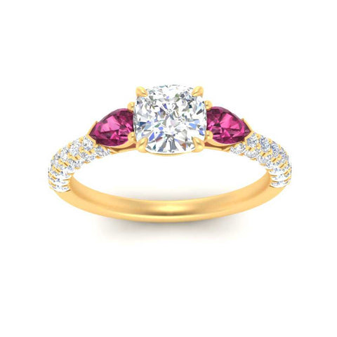 pink-sapphire-pear-accented-3-row-cushion-cut-engagement-ring-in-yellow-gold-FD9982CURGSADRPIANGLE3-NL-YG