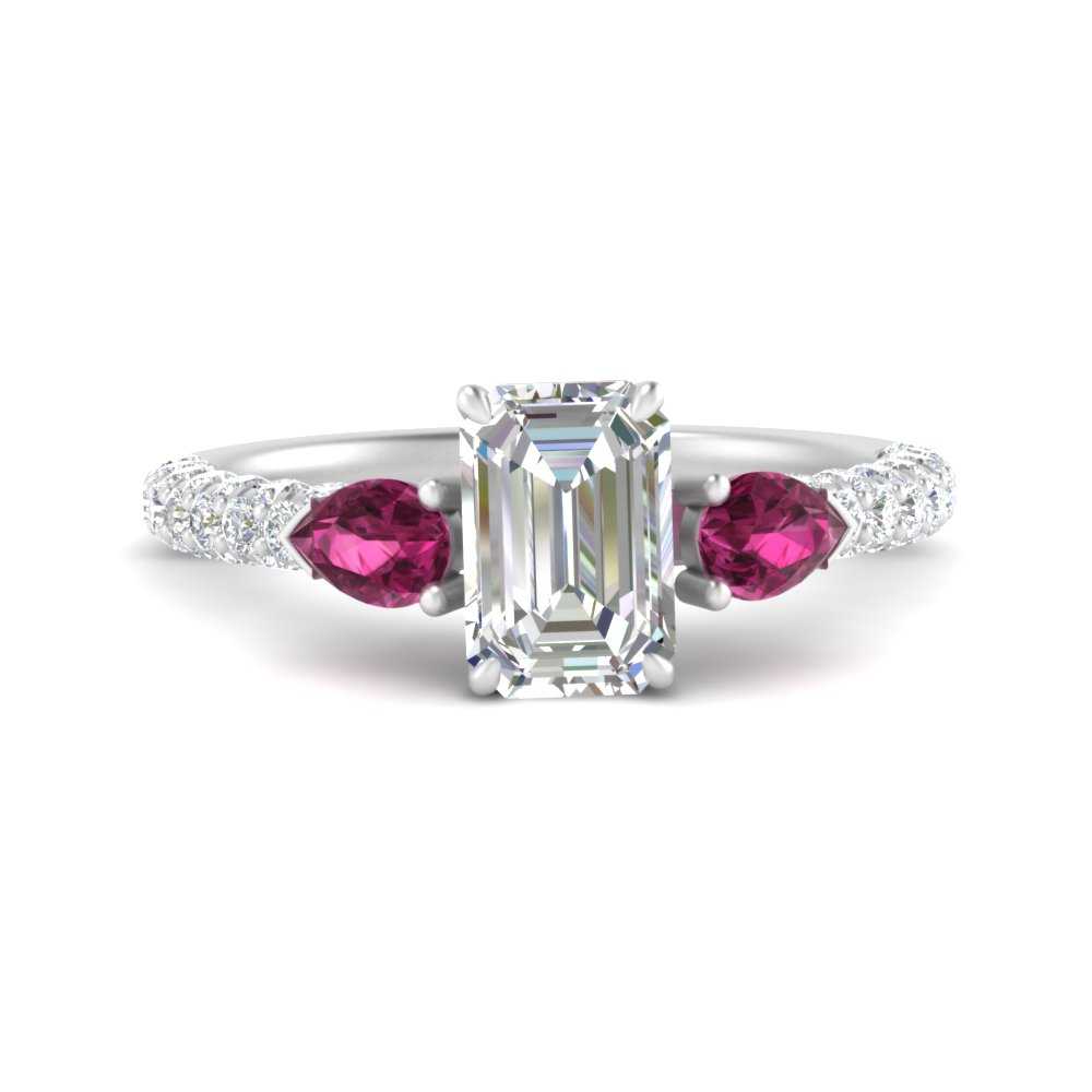 pink-sapphire-pear-accented-3-row-emerald-cut-engagement-ring-in-white-gold-FD9982EMRGSADRPIANGLE3-NL-WG