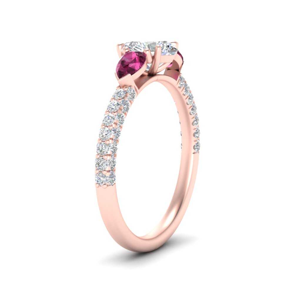 pink-sapphire-pear-accented-3-row-heart-shaped-engagement-ring-in-rose-gold-FD9982HTRGSADRPIANGLE3-NL-RG