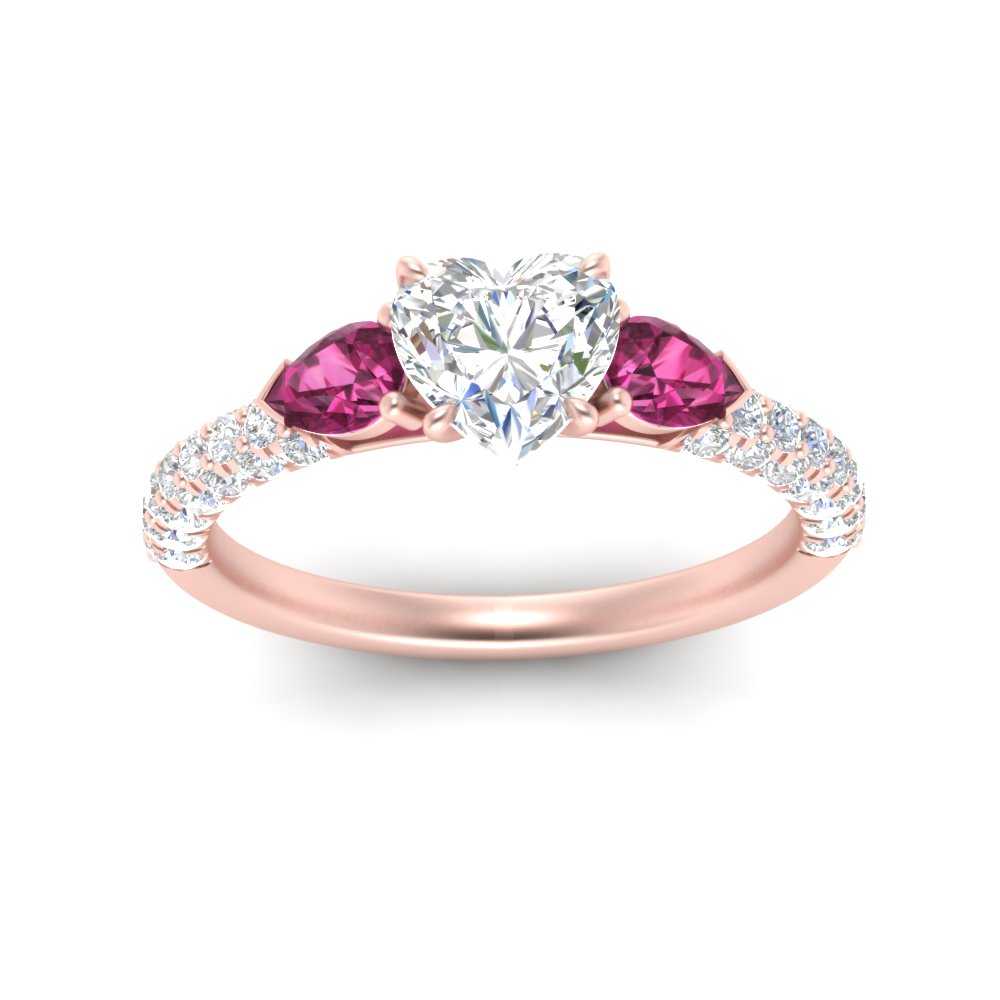 pink-sapphire-pear-accented-3-row-heart-shaped-engagement-ring-in-rose-gold-FD9982HTRGSADRPIANGLE3-NL-RG