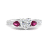 Load image into Gallery viewer, pink-sapphire-pear-accented-3-row-heart-shaped-engagement-ring-in-white-gold-FD9982HTRGSADRPIANGLE3-NL-WG