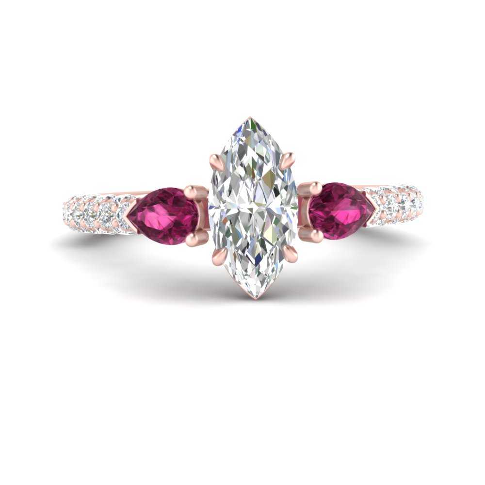 pink-sapphire-pear-accented-3-row-marquise-cut-engagement-ring-in-rose-gold-FD9982MQRGSADRPIANGLE3-NL-RG