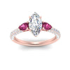 Load image into Gallery viewer, pink-sapphire-pear-accented-3-row-marquise-cut-engagement-ring-in-rose-gold-FD9982MQRGSADRPIANGLE3-NL-RG