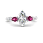 Load image into Gallery viewer, pink-sapphire-pear-accented-3-row-marquise-cut-engagement-ring-in-white-gold-FD9982MQRGSADRPIANGLE3-NL-WG
