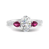 Load image into Gallery viewer, pink-sapphire-pear-accented-3-row-oval-shaped-engagement-ring-in-white-gold-FD9982OVRGSADRPIANGLE3-NL-WG