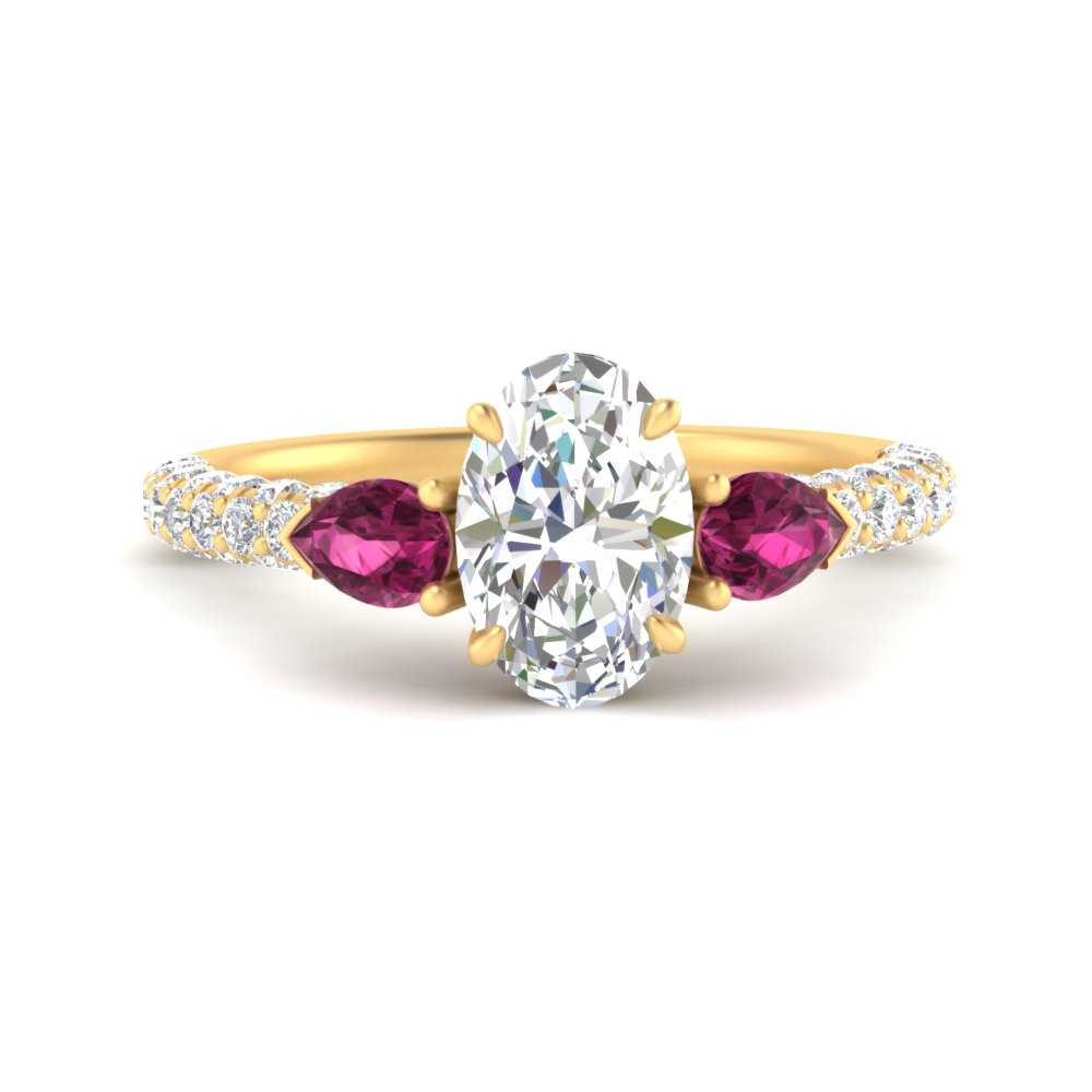 pink-sapphire-pear-accented-3-row-oval-shaped-engagement-ring-in-yellow-gold-FD9982OVRGSADRPIANGLE3-NL-YG