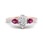 Load image into Gallery viewer, pink-sapphire-pear-accented-3-row-pear-shaped-engagement-ring-in-rose-gold-FD9982PERGSADRPIANGLE3-NL-RG
