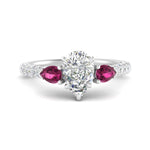 Load image into Gallery viewer, pink-sapphire-pear-accented-3-row-pear-shaped-engagement-ring-in-white-gold-FD9982PERGSADRPIANGLE3-NL-WG
