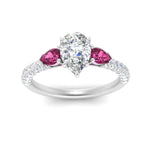 Load image into Gallery viewer, pink-sapphire-pear-accented-3-row-pear-shaped-engagement-ring-in-white-gold-FD9982PERGSADRPIANGLE3-NL-WG
