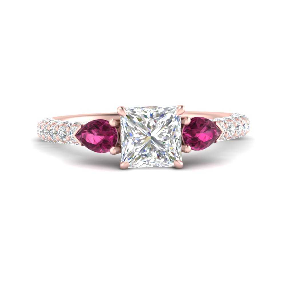 pink-sapphire-pear-accented-3-row-princess-cut-engagement-ring-in-rose-gold-FD9982PRRGSADRPIANGLE3-NL-RG