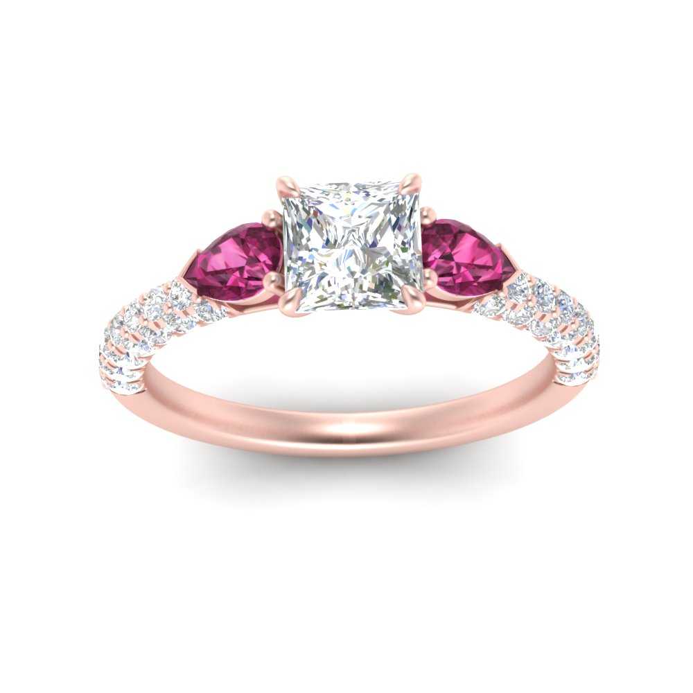 pink-sapphire-pear-accented-3-row-princess-cut-engagement-ring-in-rose-gold-FD9982PRRGSADRPIANGLE3-NL-RG
