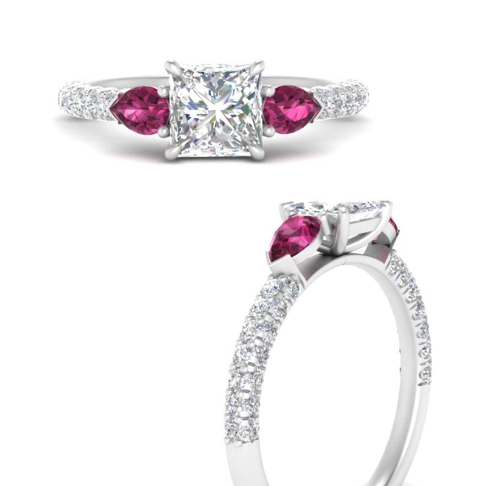pink-sapphire-pear-accented-3-row-princess-cut-engagement-ring-in-white-gold-FD9982PRRGSADRPIANGLE3-NL-WG