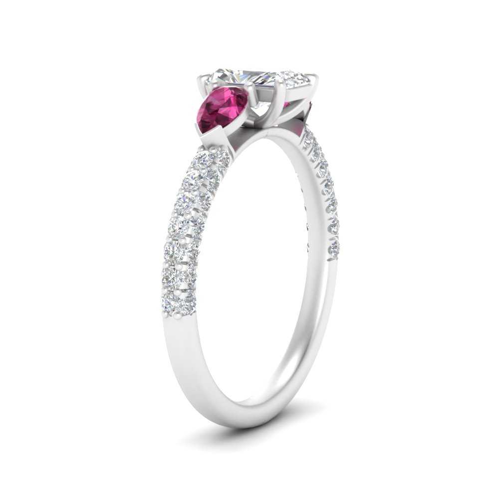 pink-sapphire-pear-accented-3-row-radiant-cut-engagement-ring-in-white-gold-FD9982RARGSADRPIANGLE3-NL-WG