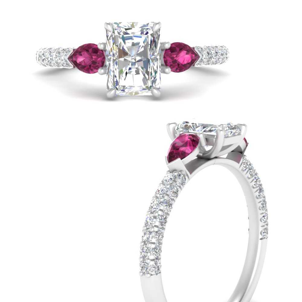 pink-sapphire-pear-accented-3-row-radiant-cut-engagement-ring-in-white-gold-FD9982RARGSADRPIANGLE3-NL-WG