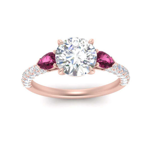 pink-sapphire-pear-accented-3-row-round-cut-engagement-ring-in-rose-gold-FD9982RORGSADRPIANGLE3-NL-RG