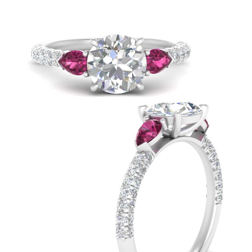 pink-sapphire-pear-accented-3-row-round-cut-engagement-ring-in-white-gold-FD9982RORGSADRPIANGLE3-NL-WG