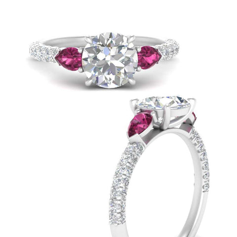 pink-sapphire-pear-accented-3-row-round-cut-engagement-ring-in-white-gold-FD9982RORGSADRPIANGLE3-NL-WG