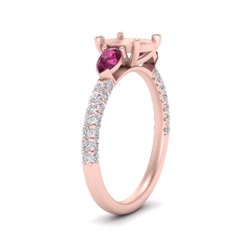 pink-sapphire-pear-accented-3-row-semi-mount-engagement-ring-in-rose-gold-FD9982SMRGSADRPIANGLE3-NL-RG