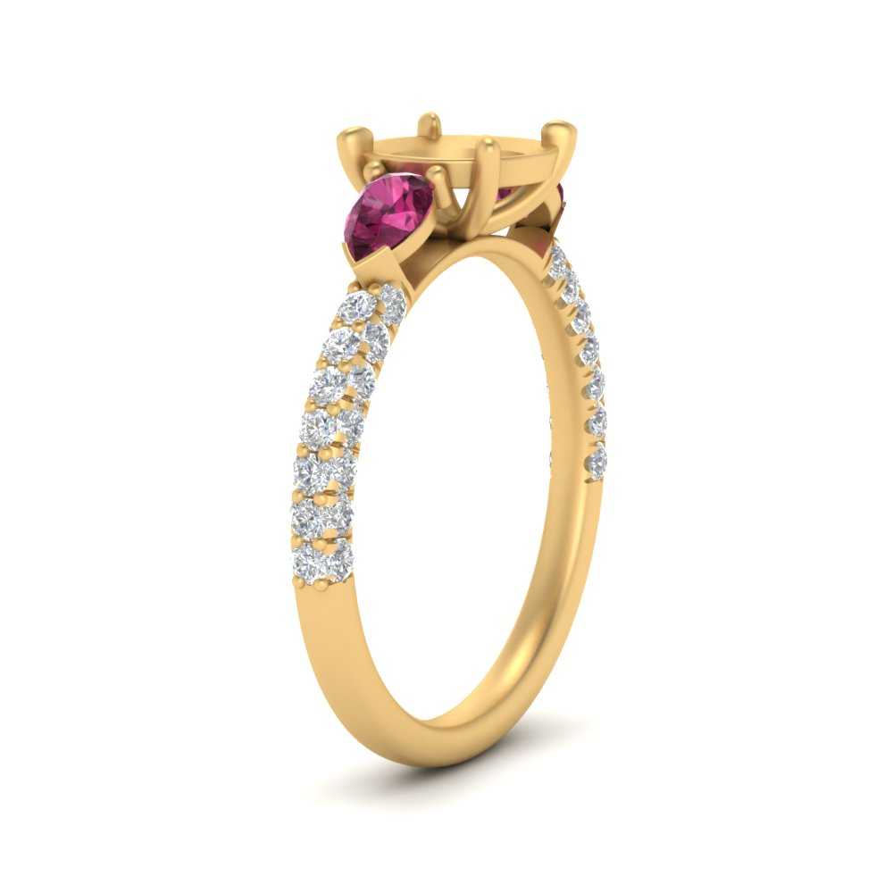 pink-sapphire-pear-accented-3-row-semi-mount-engagement-ring-in-yellow-gold-FD9982SMRGSADRPIANGLE3-NL-YG