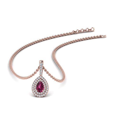 pink-sapphire-pear-shaped-double-halo-diamond-pendant-in-FDPD86826PE(6.0X4.0MM)GSADRPI-NL-RG-GS