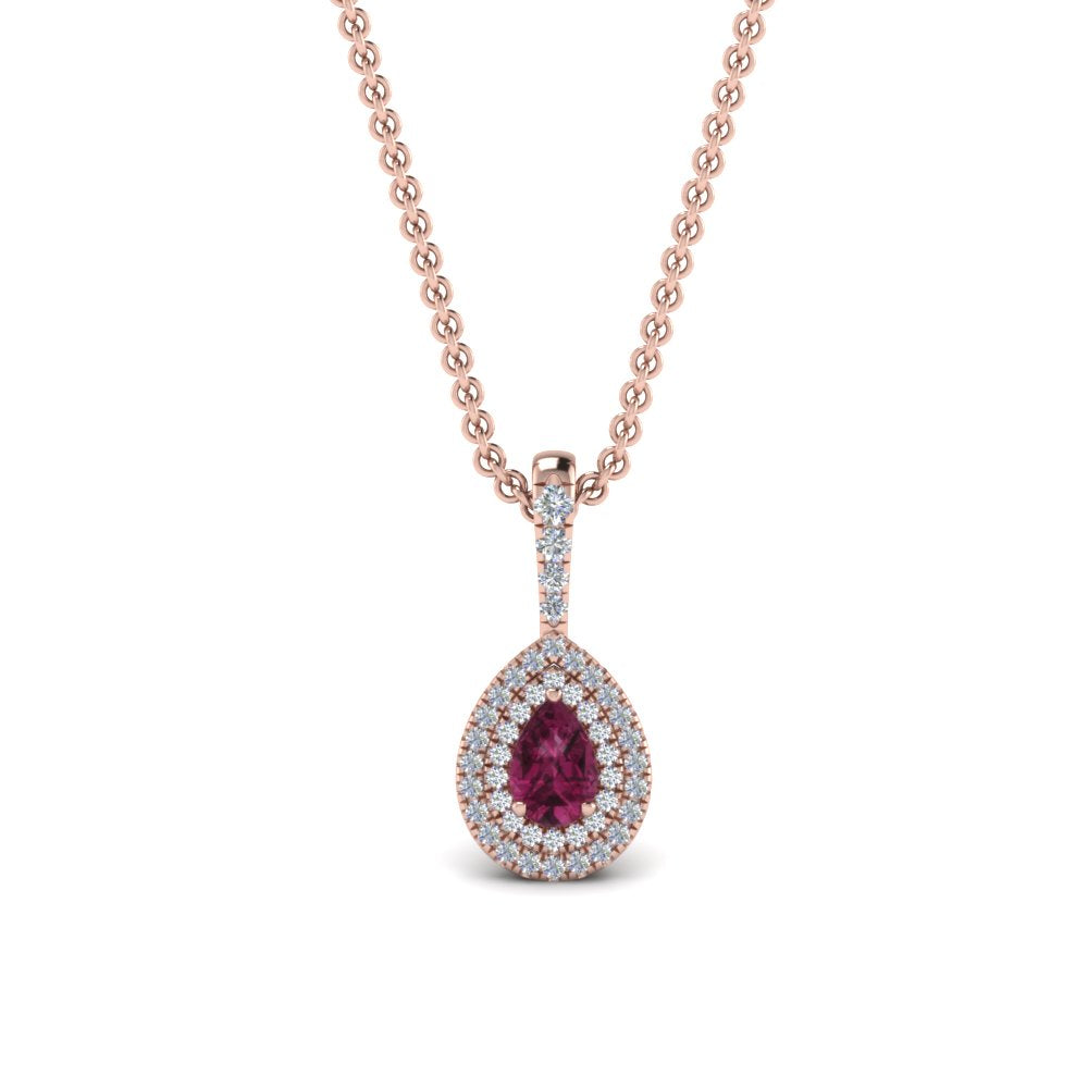 pink-sapphire-pear-shaped-double-halo-diamond-pendant-in-FDPD86826PE(6.0X4.0MM)GSADRPI-NL-RG-GS