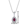 Load image into Gallery viewer, pink-sapphire-pear-shaped-double-halo-diamond-pendant-in-FDPD86826PE(6.0X4.0MM)GSADRPI-NL-WG-GS