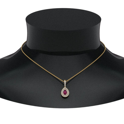 pink-sapphire-pear-shaped-double-halo-diamond-pendant-in-FDPD86826PE(6.0X4.0MM)GSADRPI-NL-YG-GS