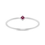 Load image into Gallery viewer, pink-sapphire-princess-stackable-ring-band-in-white-gold-FD9390PRRGSADRPI-NL-WG.jpg
