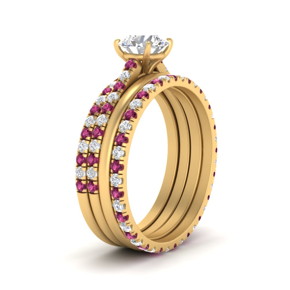 pink-sapphire-ring-with-multi-stack-band-in-FD9918ROGSADRPI-NL-YG