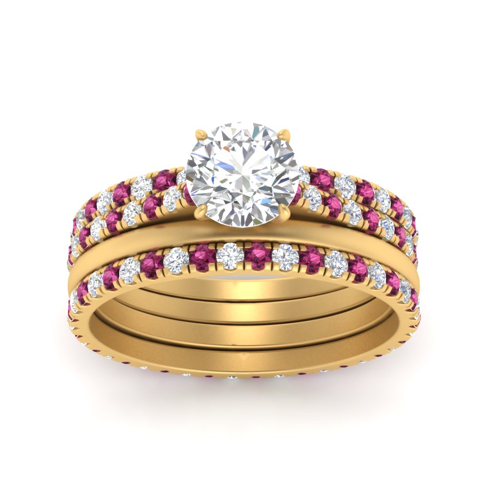 pink-sapphire-ring-with-multi-stack-band-in-FD9918ROGSADRPI-NL-YG