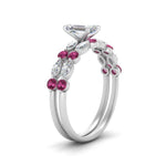 Load image into Gallery viewer, pink-sapphire-round-and-marquise-emerald-cut-bridal-wedding-rings-in-white-gold-FD9398EM1GSADRPIANGLE2-NL-WG_3ebdbde7-24e9-4c99-aa2a-2f29da02e091.jpg?v=1756378487