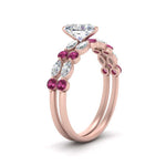 Load image into Gallery viewer, pink-sapphire-round-and-marquise-heart-bridal-wedding-rings-in-rose-gold-FD9398HT1GSADRPIANGLE2-NL-RG_95c42652-1393-49aa-bf0a-b42cf729c1a1.jpg?v=1756378512
