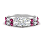 Load image into Gallery viewer, pink-sapphire-round-and-marquise-heart-bridal-wedding-rings-in-white-gold-FD9398HT1GSADRPI-NL-WG_acdb0433-6605-4467-b62c-75cfd68ed40b.jpg?v=1756378512
