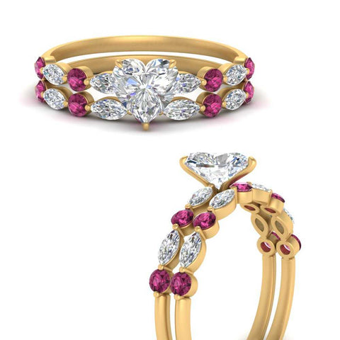 pink-sapphire-round-and-marquise-heart-bridal-wedding-rings-in-yellow-gold-FD9398HT1GSADRPIANGLE3-NL-YG.jpg?v=1756378497